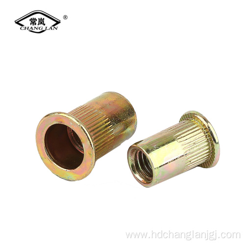 Metal Flat Head Blind Rivet Nuts Rivnut